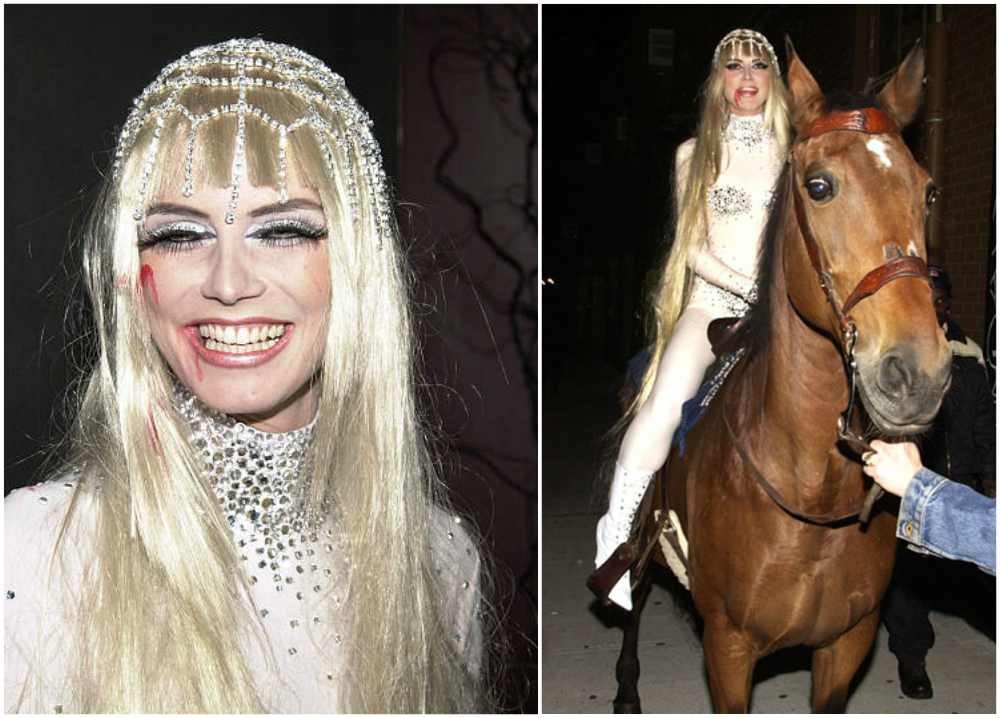 Heidi Klum's Halloween costume in 2001