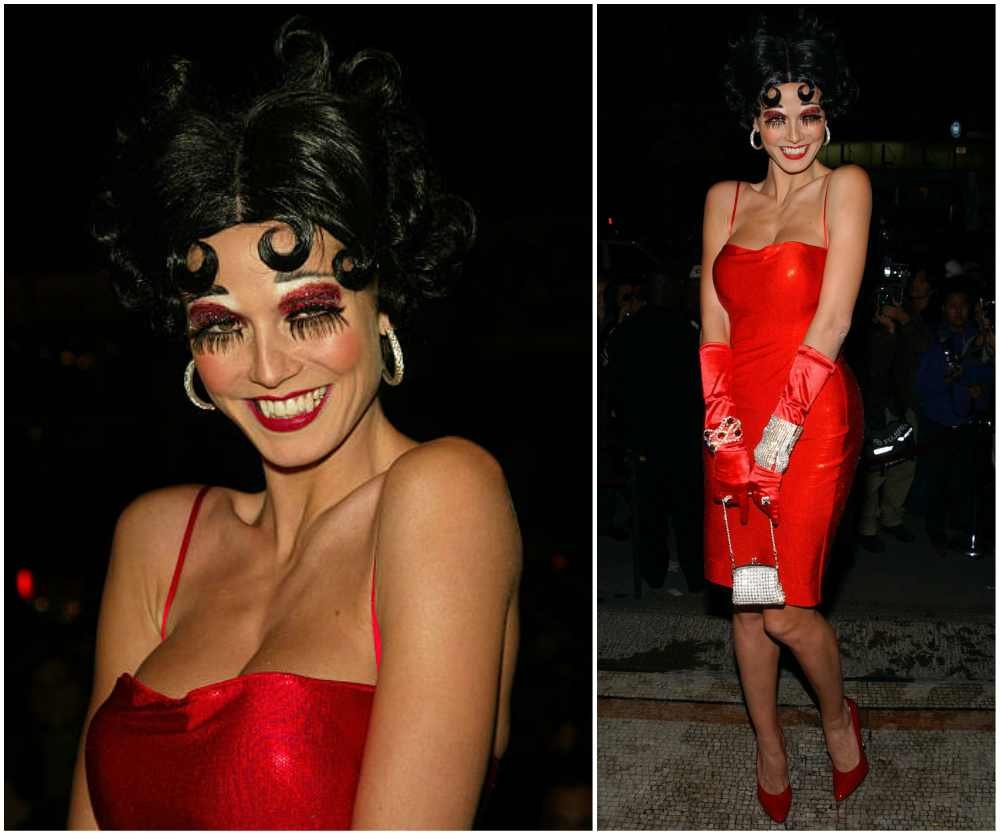 Heidi Klum's Halloween costume in 2002