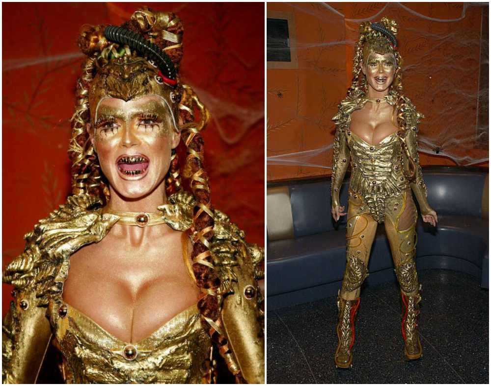 Heidi Klum's Halloween costume in 2003